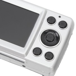 2.4 In Portable Camera 16X Digital Zoom 1080P 16MP Auto Focus Multi Axis Stabilization Digital Camera for Photography Video (Silver Gray)