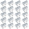 eoere 20 Sets T Pipe Connector Tee Clamp Fittings, Fits