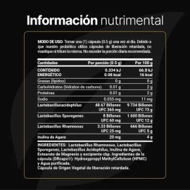Suplemento Alimenticio 60 Billion Probiotics 60g B Life                                                                                               
