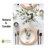XXL Round Braided Seagrass Placemats Set of 4