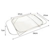 Dish Drying Rack Multipurpose Large Capacity Retractable 304 Stainless Steel