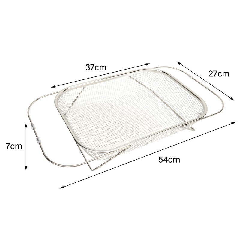 Dish Drying Rack Multipurpose Large Capacity Retractable 304 Stainless Steel
