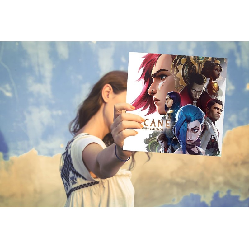 CINEMAFLIX Arcane League of Legends - POSTER - Measures 12