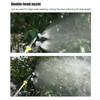 G1/4in Female Thread High Pressure Misting Dual Nozzles Garden Water