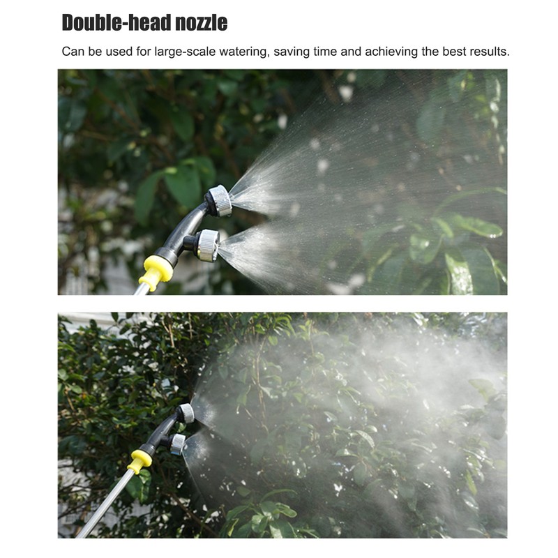 G1/4in Female Thread High Pressure Misting Dual Nozzles Garden Water