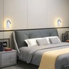 MOLUOLA LED Wall Lamp Wall Mounted Reading Lights, Adjustable Headboard