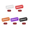 uxcell Watch Band Strap Loops, 24mm Width Rubber Fastener Rings