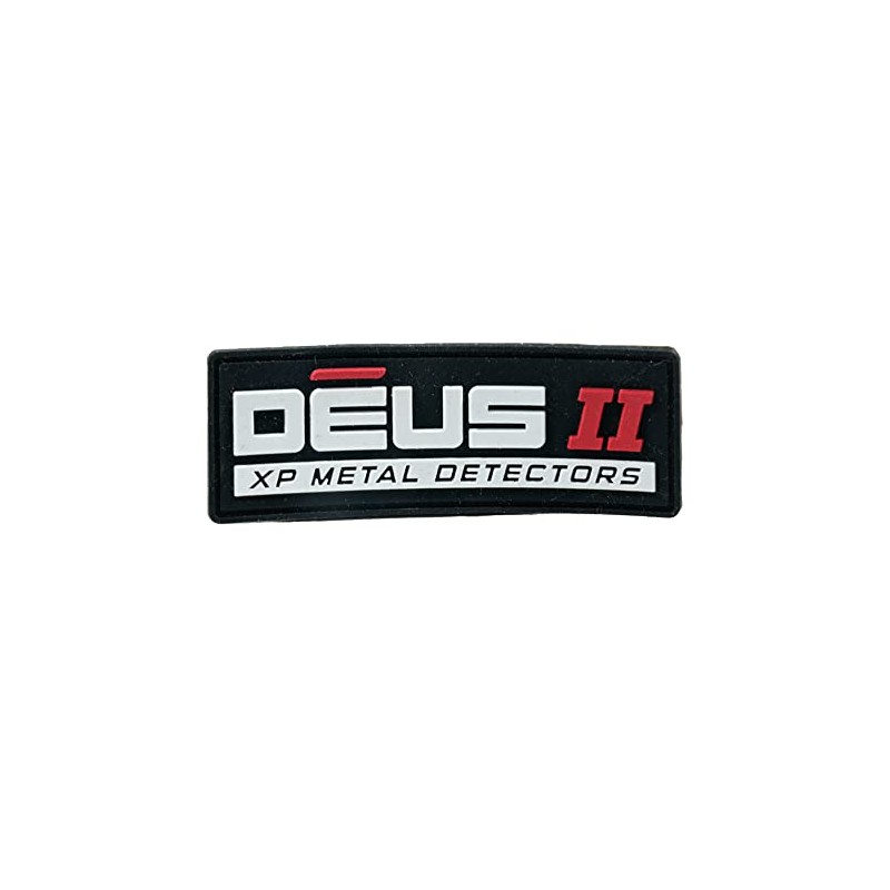 XP Metal Detectors Deus II Black Rubber Patch
