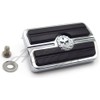 Chromed Willie G Skull Foot Large Brake Pedal For Harley