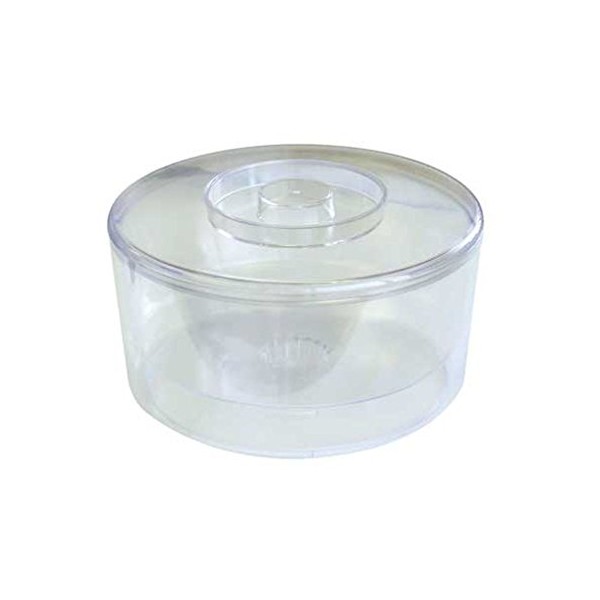 Chabrias Ltd 10L Clear Ice Bucket - With Removable Draining Liner, UK Made Hard Wearing Plastic Construction, Ideal for both Home and Professional Use