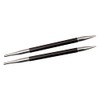 KnitPro 3 mm Karbonz Interchangeable Normal Circular Needles, Black and