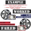 KitsPro 2.5Inch 63MM Wheel Center Caps for Dodge RAM 1500