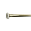 Westbrass D124-2-01 3/8" x 20" Brass Flat Head Toilet Riser