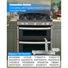 Upgrade Oven Door Hinge Compatible with Frigidaire Kenmore and Sears