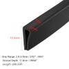 TA-VIGOR Edge Trim U Seal Black Rubber U Channel Edge