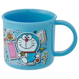 Skater KE4AAG-A Antibacterial Cup Doraemon Sticker, 7.8 fl oz (200 ml), Dishwasher Safe, Made in Japan