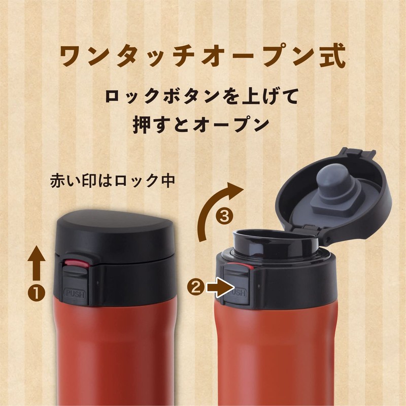 Atlas CURRENT ACW-352OR One-Touch Coffee Bottle, 0.1 gal (0.35 L),