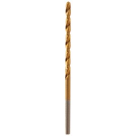 Irwin Tools 63907 Single Titanium Coated High-Speed Steel 135-Degree Split Point Drill Bit, 7/64"