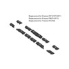 11pcs A/C Heater Button Cap Covers 61319313922 Replacement for 5