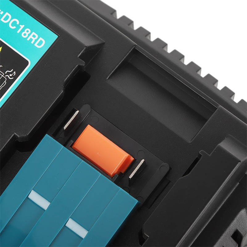 Double Battery Charger with USB Interface DC18RD Fit for Makita