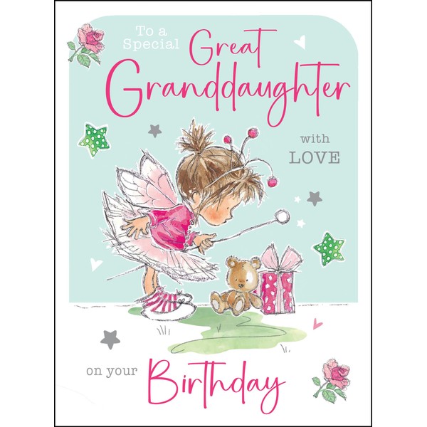 Jonny Javelin Special Great Granddaughter Birthday Card - Happy Birthday