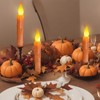Baquler 6 Pcs Fall Flameless Candles Real Wax Hand Dipped