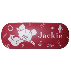 くまのがっこう メガネケース たからもの(レッド)・ST-ZKU0006