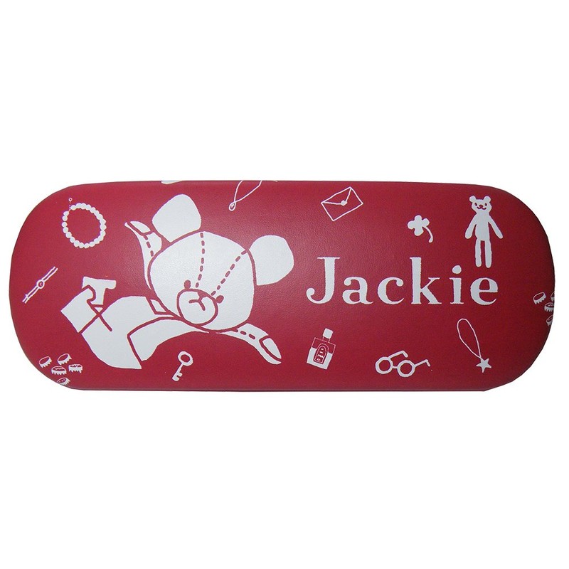 くまのがっこう メガネケース たからもの(レッド)・ST-ZKU0006