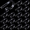 Jetec Pack of 8 Acrylic Christmas Stocking Holder Hooks Christmas