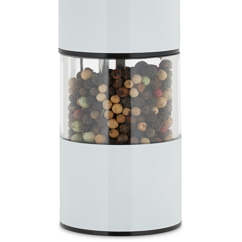 Relaxdays Salt and Pepper Mill, Set of 2, Stainless Steel,