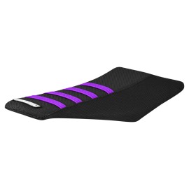 Enjoy Mfg 2025 Surron Ultra Bee gripper seat cover   all BLACK with PURPLE ribs #500