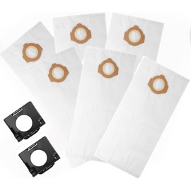 49-90-2016 Fleece Dust Bags For MWK Wet/Dry Vacuum 0960-20 M12 & 0970-20 M18 Cordless Vacuums (6 Pcs)