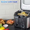 CUSIMAX Electric Deep Fryer for Home Use, 2.5 Liter 1500W
