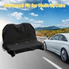 CICMOD Car Bench Seat Cover Universal Waterproof Black Heavy Duty