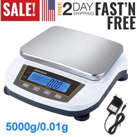 GOYOJO Digital Gram Scale 5000gx0.01g High Accuracy Lab Counter CE Analytical Balance