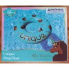 Afro Unicorn "Divine" Inflatable Pool Swim Ring Float 39” Purple