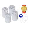 Shower Head Filter Replacement Cartridge (4 Pack)