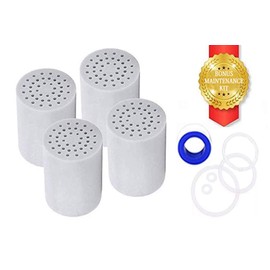 Shower Head Filter Replacement Cartridge (4 Pack)