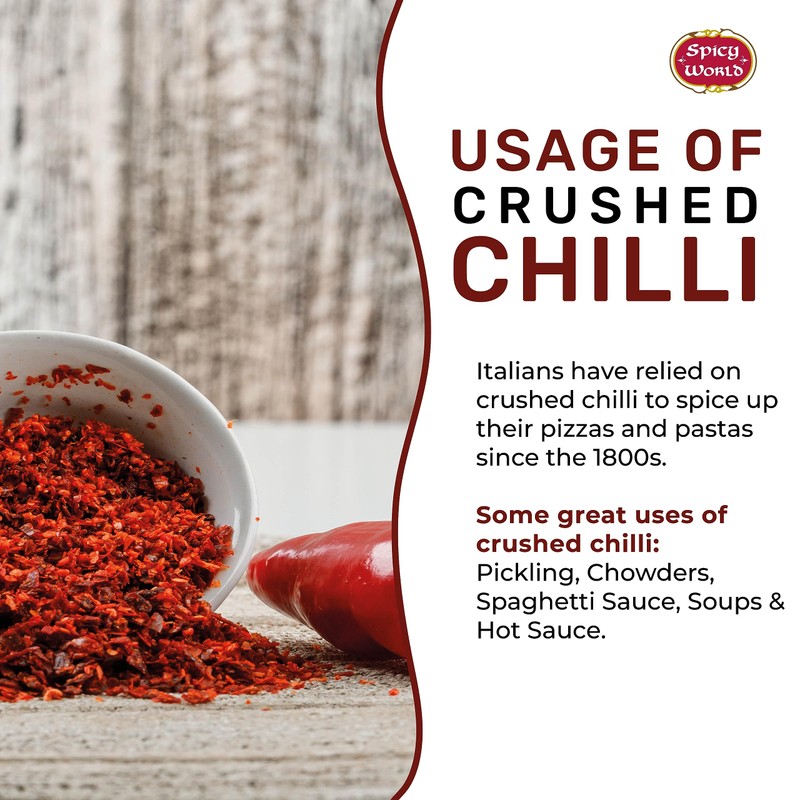 Crushed Red Pepper Flakes 10 Pound Bulk Value Pack -