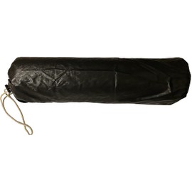 Therapist’s Choice Waterproof Cylinder Pillow Case Cover for Massage Table Bolsters with Drawstring Closure, Size: 6" x 27" Reusable & Machine Washable (Cover Only) (Black)
