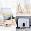 2 Pcs Mini Wooden Artist Triangle Easels, Table Display Stand
