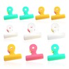 DHSBGWSX Pack of 10 Spliced Color Clips Snack Locking Clips