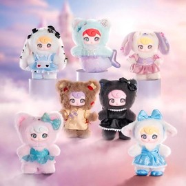 Sunycoco Rebellious Sweetheart Series Plush Blind Box, Cute Vinyl Plush Doll Random Surprise Set:_A Bags