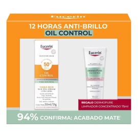 Pack Eucerin Oil Control Protección Solar + Regalo Gel Limpi