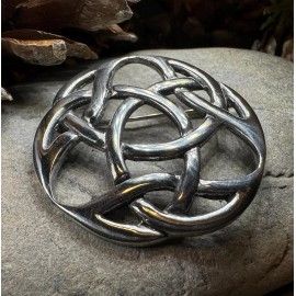 Unbranded Celtic Brooch Scottish Irish Wiccan Pagan Ladies Pewter Pin