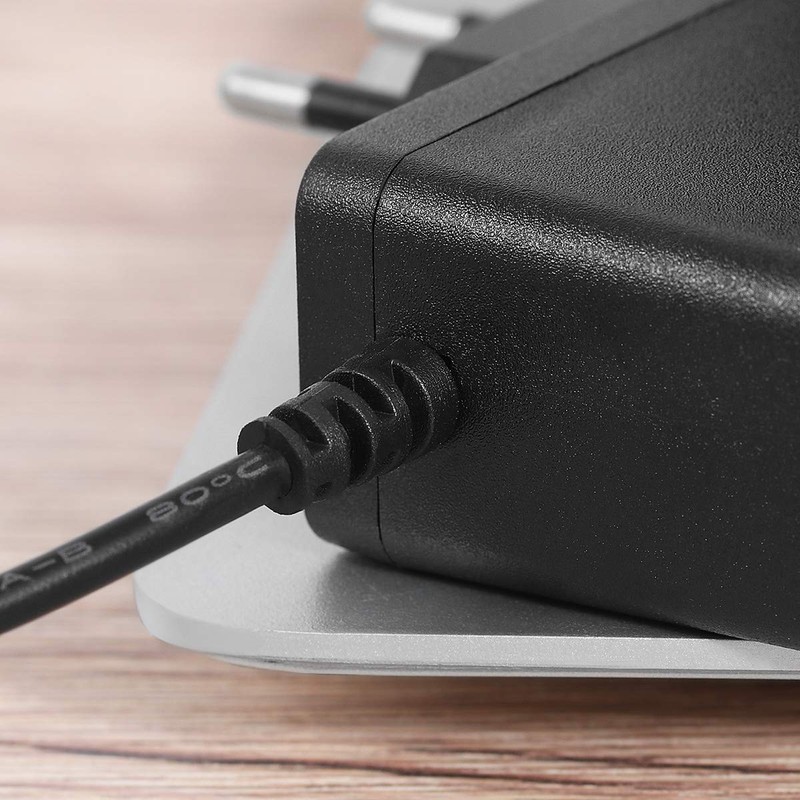 DC 12V 1A CCTV Camera Power Supply EU Plug (Black)
