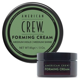 American Crew Men's Hair Forming Cream, Like Hair Gel with Medium Hold & Medium Shine, Stocking Stuffer for Him, 3 oz