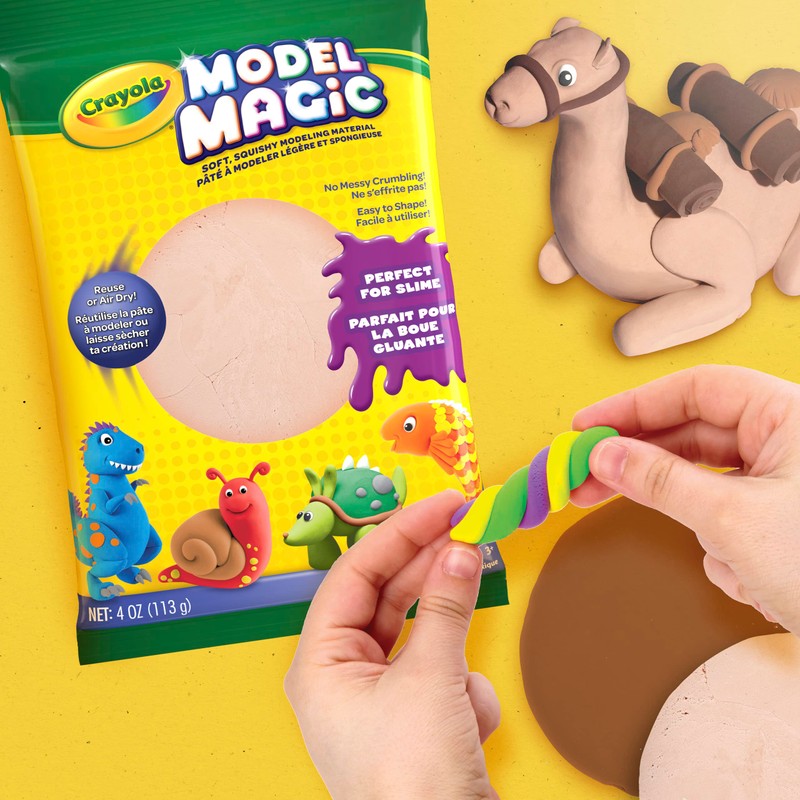 Crayola Model Magic - Bisque (4 oz), Modeling Clay Alternative,