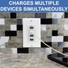 RecPro RV Wall Mount USB Charger with Wall Plate |