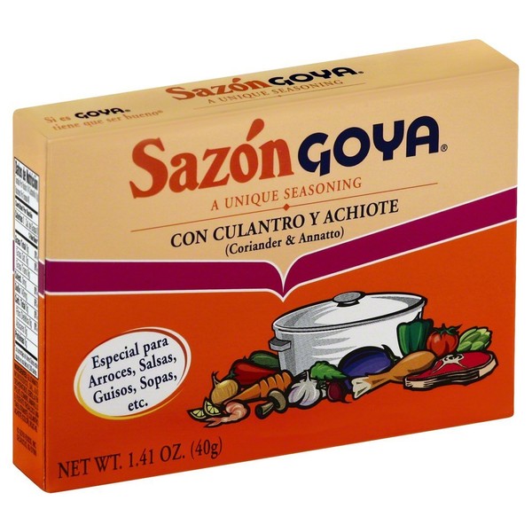 Goya Sazon Culantro/Achiote 8.0 PC(Pack of 2)